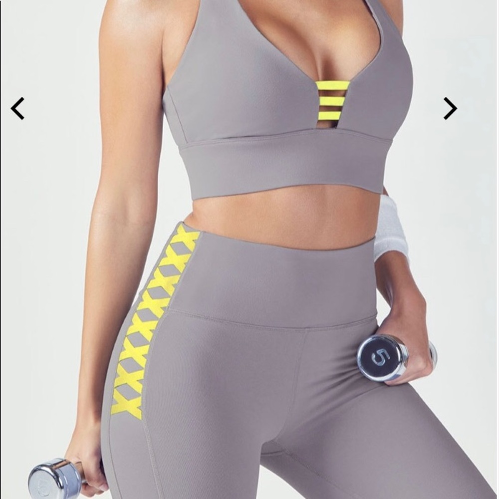 Fabletics Grey Workout Set